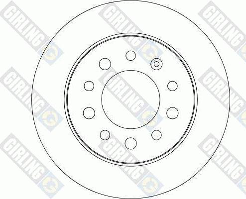 Girling 6042824 - Тормозной диск avtokuzovplus.com.ua