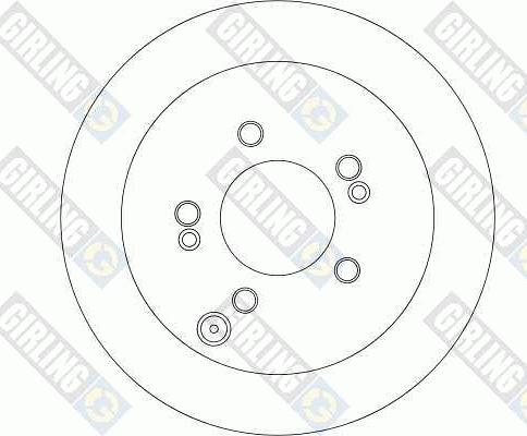 Girling 6042874 - Гальмівний диск autocars.com.ua