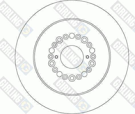 Girling 6042892 - Тормозной диск avtokuzovplus.com.ua