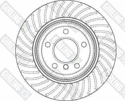 Girling 6042962 - Тормозной диск avtokuzovplus.com.ua