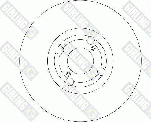 Girling 6043171 - Гальмівний диск autocars.com.ua