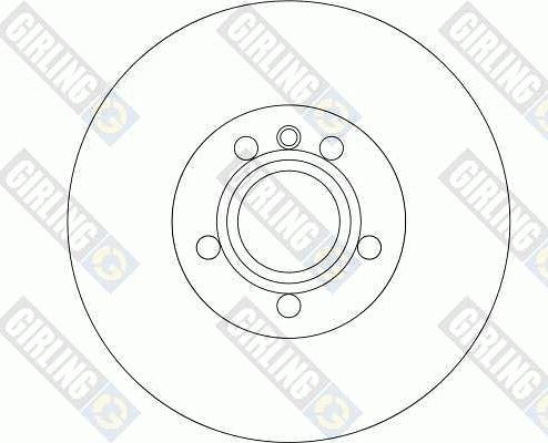 Girling 6043231 - Тормозной диск avtokuzovplus.com.ua