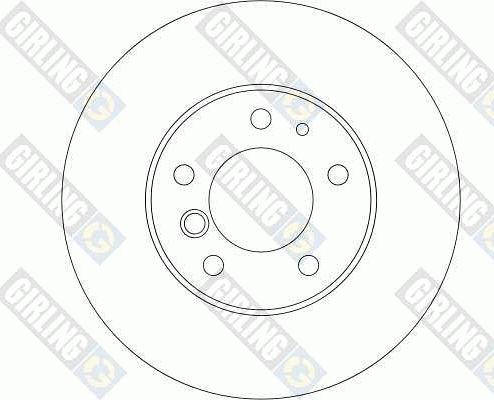 Girling 6043481 - Тормозной диск avtokuzovplus.com.ua