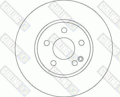 Girling 6043731 - Тормозной диск avtokuzovplus.com.ua