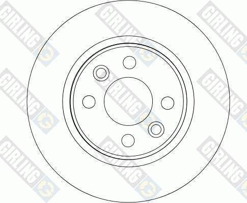 Girling 6043813 - Гальмівний диск autocars.com.ua