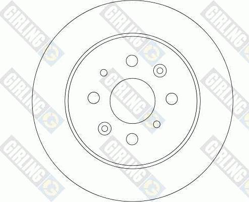 Girling 6044014 - Гальмівний диск autocars.com.ua