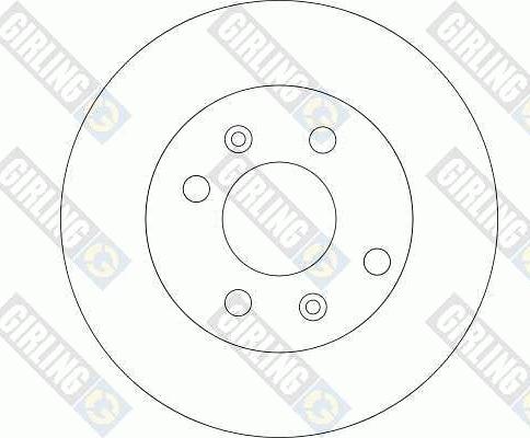 Girling 6044091 - Тормозной диск avtokuzovplus.com.ua