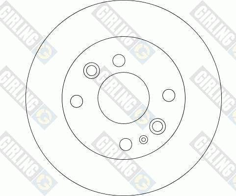 Girling 6044381 - Гальмівний диск autocars.com.ua