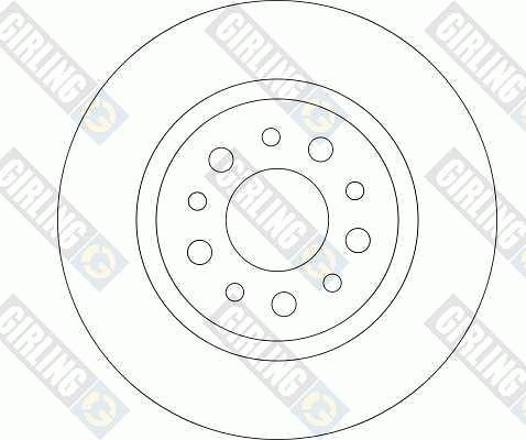 Girling 6044404 - Гальмівний диск autocars.com.ua