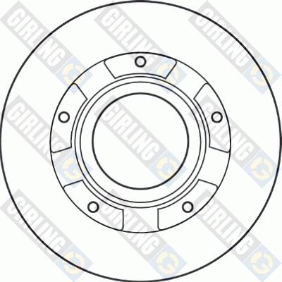 Girling 6048215 - Тормозной диск avtokuzovplus.com.ua