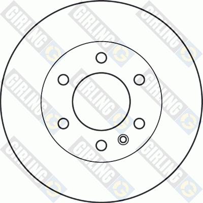 Girling 6048225 - Гальмівний диск autocars.com.ua