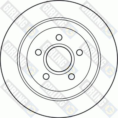 Girling 6048754 - Гальмівний диск autocars.com.ua