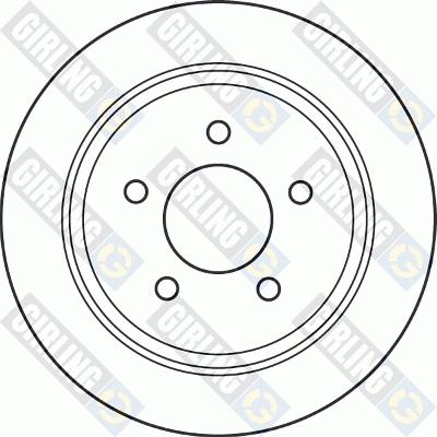 Girling 6048784 - Гальмівний диск autocars.com.ua