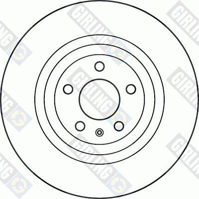 Girling 6048935 - Тормозной диск avtokuzovplus.com.ua