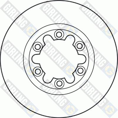 Girling 6048981 - Гальмівний диск autocars.com.ua