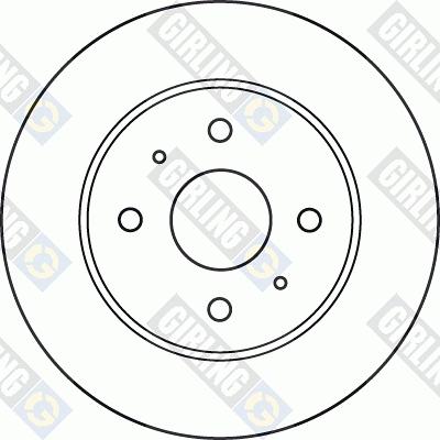 Girling 6049053 - Гальмівний диск autocars.com.ua