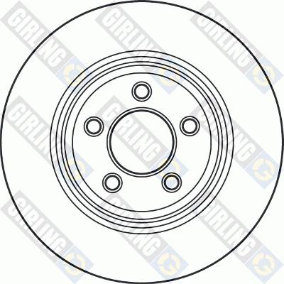 Girling 6049075 - Гальмівний диск autocars.com.ua