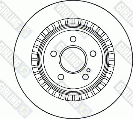 Girling 6049165 - Тормозной диск avtokuzovplus.com.ua