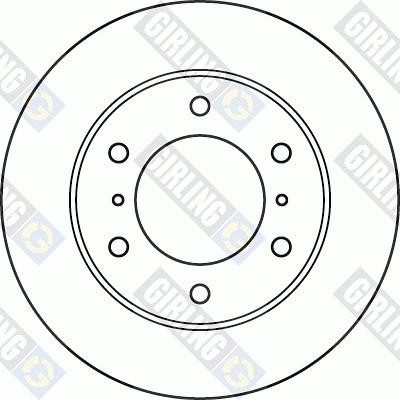 Girling 6049421 - Тормозной диск avtokuzovplus.com.ua