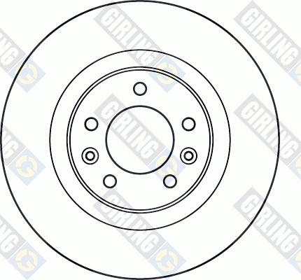 Girling 6049454 - Гальмівний диск autocars.com.ua