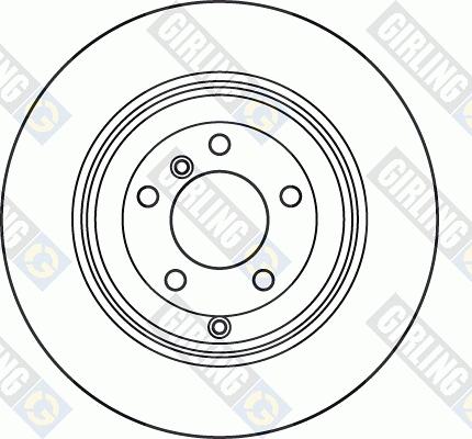 Girling 6049555 - Гальмівний диск autocars.com.ua