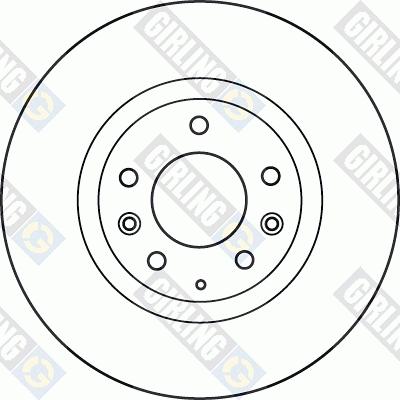 Girling 6049685 - Тормозной диск avtokuzovplus.com.ua