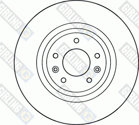 Girling 6049705 - Тормозной диск avtokuzovplus.com.ua