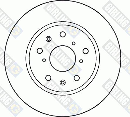 Girling 6049751 - Тормозной диск avtokuzovplus.com.ua