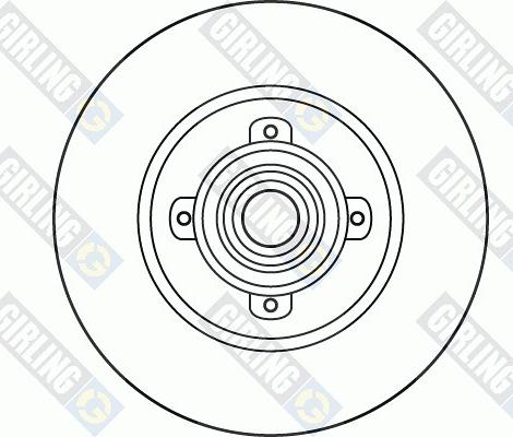 Girling 6060426 - Тормозной диск avtokuzovplus.com.ua