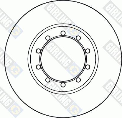 Girling 6060494 - Тормозной диск avtokuzovplus.com.ua