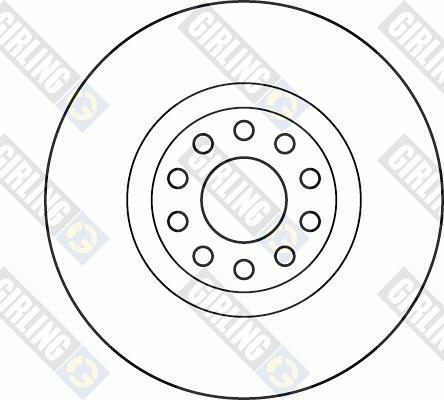 Girling 6060605 - Гальмівний диск autocars.com.ua