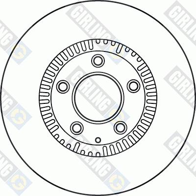 Girling 6060675 - Гальмівний диск autocars.com.ua