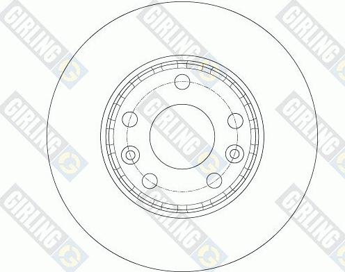 Girling 6060721 - Гальмівний диск autocars.com.ua