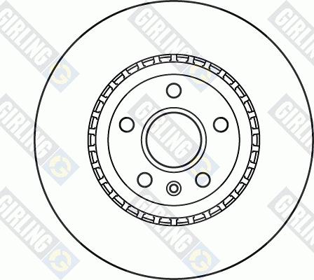 Girling 6061135 - Тормозной диск avtokuzovplus.com.ua