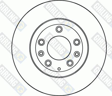 Girling 6061151 - Гальмівний диск autocars.com.ua