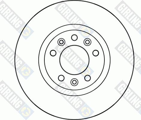 Girling 6061211 - Гальмівний диск autocars.com.ua