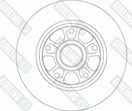 Girling 6061824 - Гальмівний диск autocars.com.ua