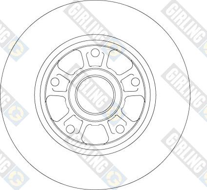 Girling 6061826 - Гальмівний диск autocars.com.ua