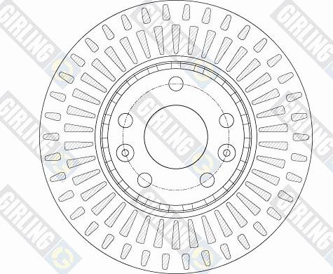 Girling 6061841 - Тормозной диск avtokuzovplus.com.ua