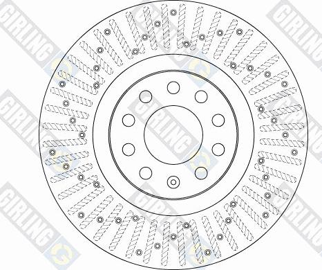 Girling 6061895 - Тормозной диск avtokuzovplus.com.ua