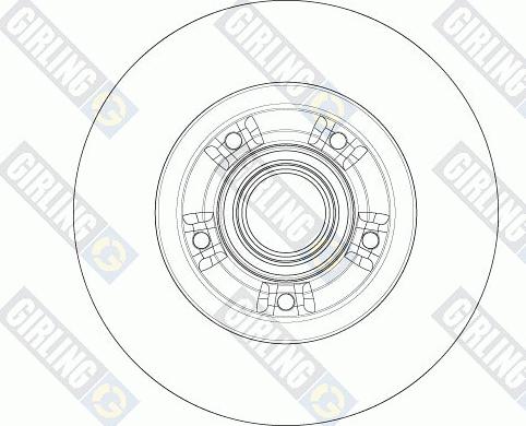 Girling 6062036 - Гальмівний диск autocars.com.ua