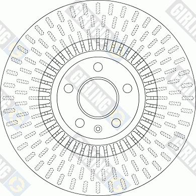 Girling 6062161 - Гальмівний диск autocars.com.ua