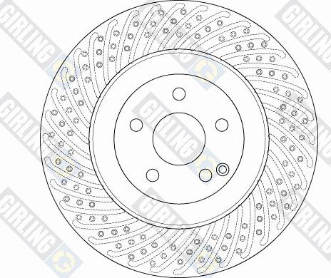 Girling 6062425 - Тормозной диск avtokuzovplus.com.ua
