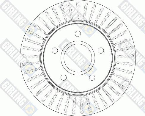 Girling 6062535 - Гальмівний диск autocars.com.ua