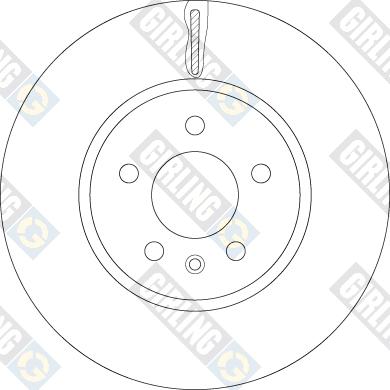 Girling 6062605 - Гальмівний диск autocars.com.ua