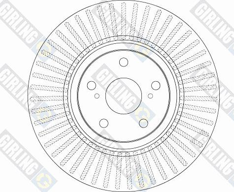 Girling 6062681 - Тормозной диск avtokuzovplus.com.ua