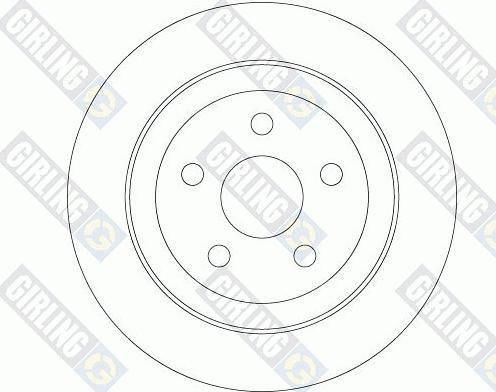 Girling 6062824 - Гальмівний диск autocars.com.ua