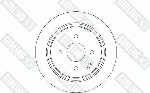Girling 6063174 - Тормозной диск autodnr.net