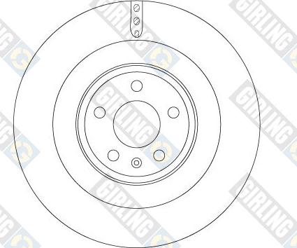 Girling 6063435 - Гальмівний диск autocars.com.ua