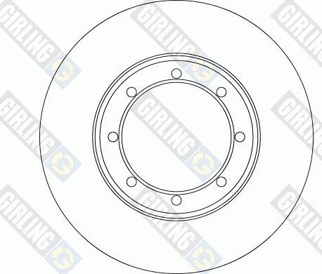 Girling 6063724 - Тормозной диск avtokuzovplus.com.ua